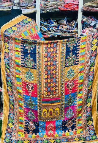 Mirror Work Dupatta Handwork Dupatta 2025Aug2134