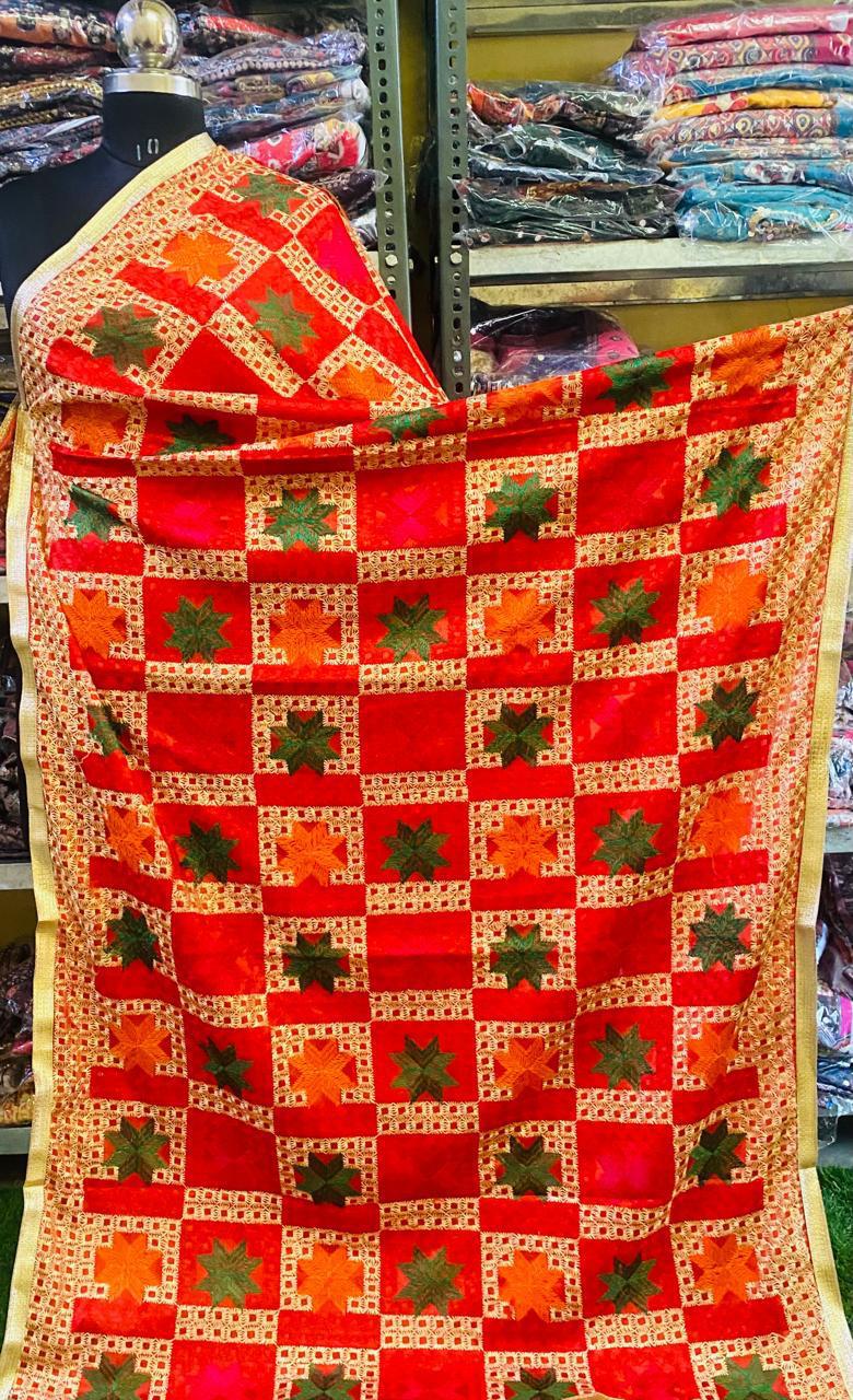 Phulkari Dupatta VD2025AUG 2201