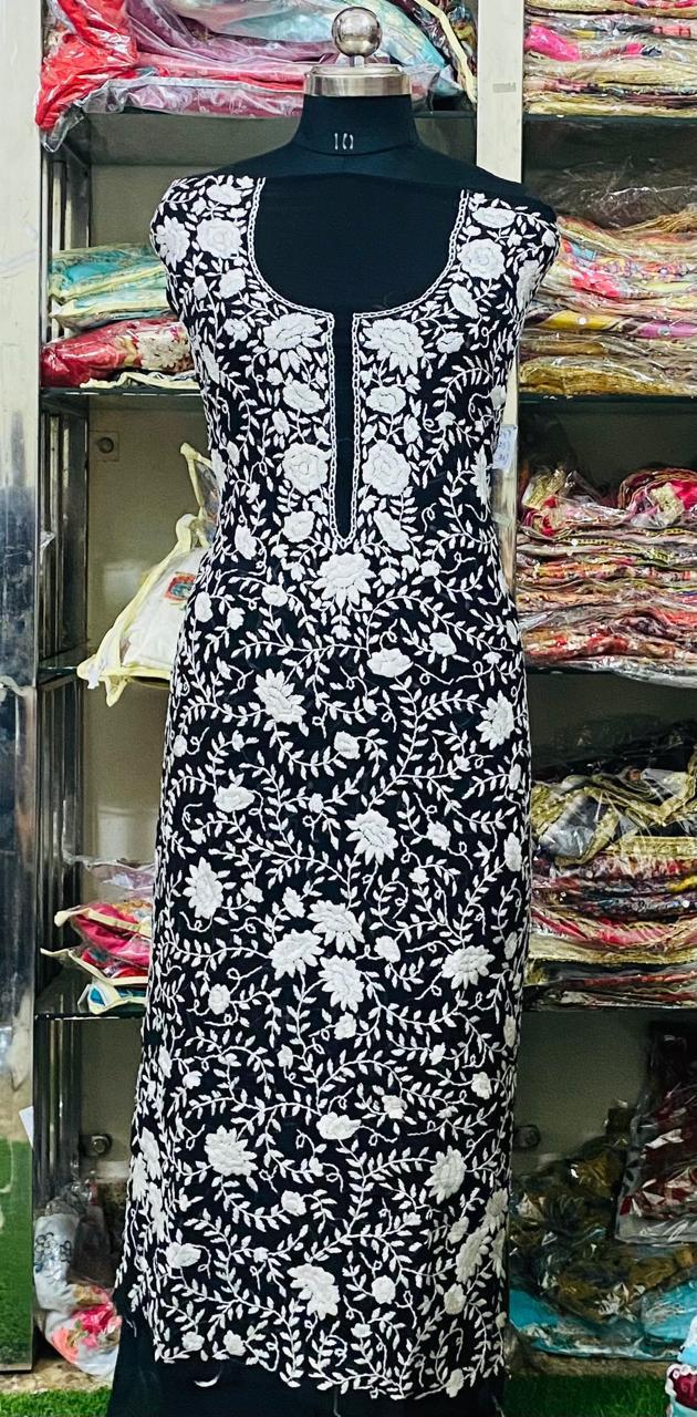 Georgette  Kurti Handwork CK2025AHG2905