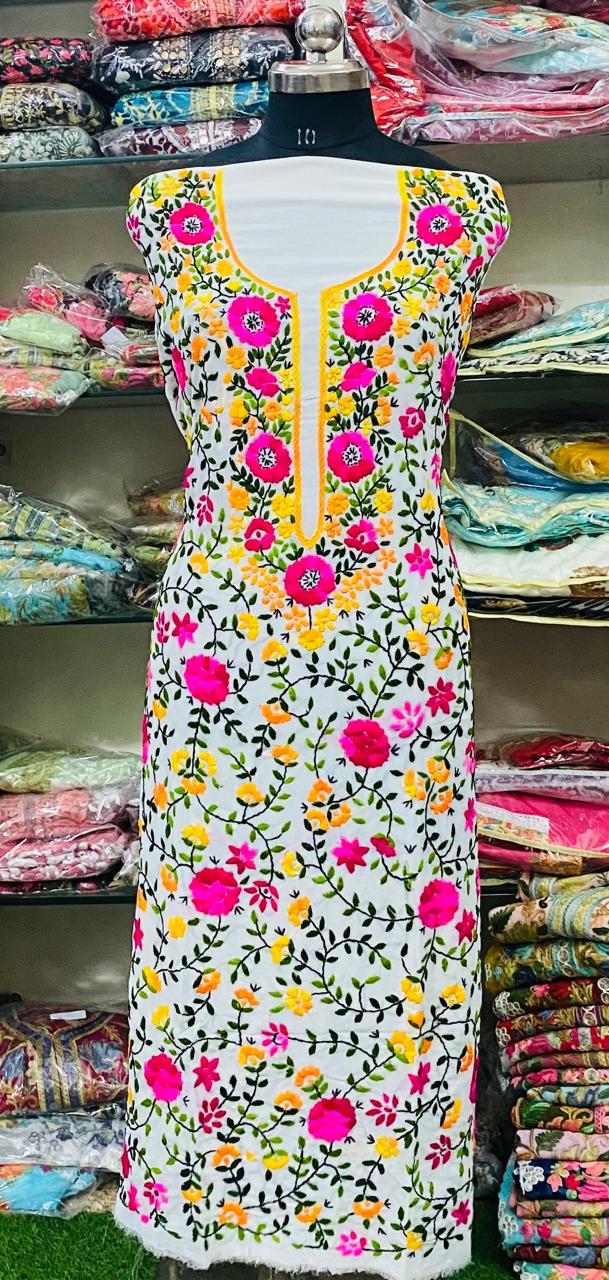 Georgette  Kurti Handwork CK2025AHG2909