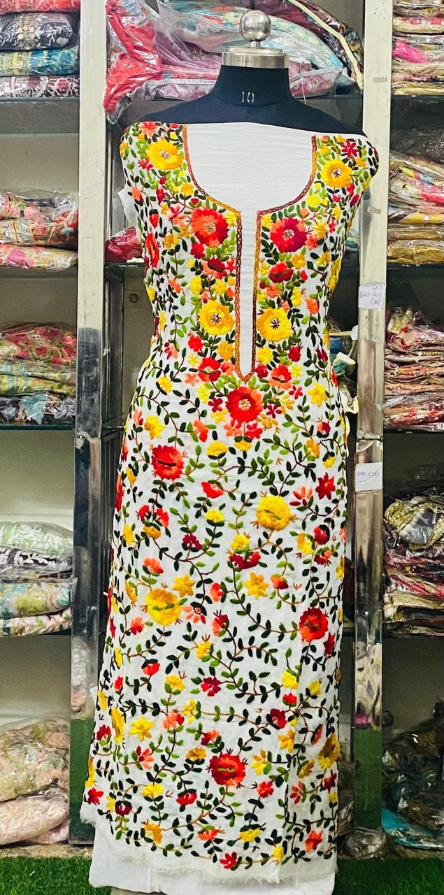 Georgette  Kurti Handwork CK2025AHG2910