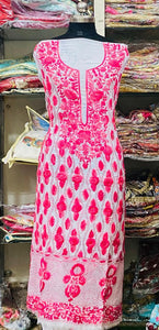 Georgette  Kurti Handwork CK2025AHG2916