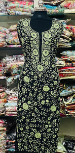 Georgette  Kurti Handwork CK2025AHG2917