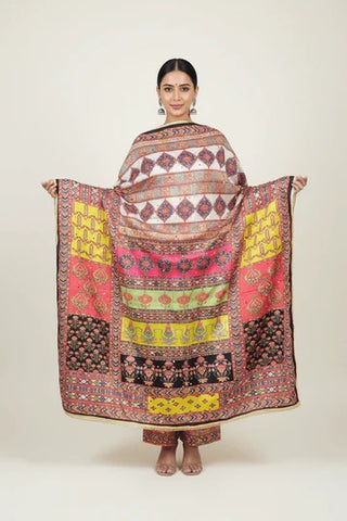 Mirror Work Dupatta Handwork Dupatta 2025SEP1111