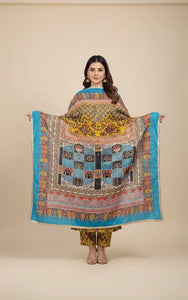 Mirror Work Dupatta Handwork Dupatta 2025Aug2146
