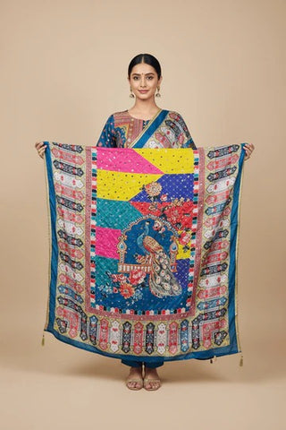Mirror Work Dupatta Handwork Dupatta 2025SEP2006