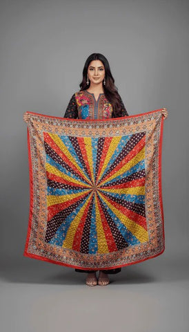 Mirror Work Dupatta Handwork Dupatta 2025SEP2005