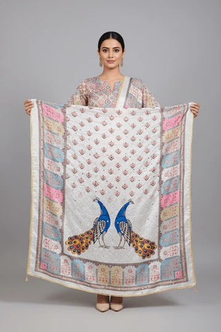 Mirror Work Dupatta Handwork Dupatta 2025SEP2002