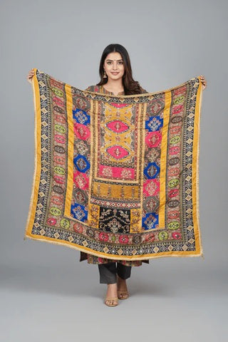 Mirror Work Dupatta Handwork Dupatta 2025Aug1614