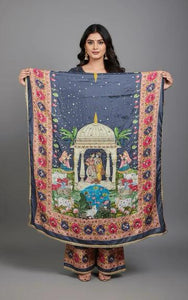 Mirror Work Dupatta Handwork Dupatta 2025OCT0315