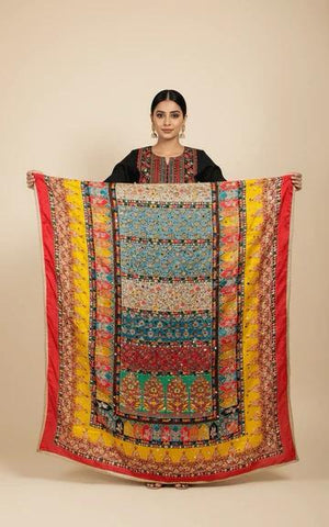 Mirror Work Dupatta Handwork Dupatta 2025OCT0809