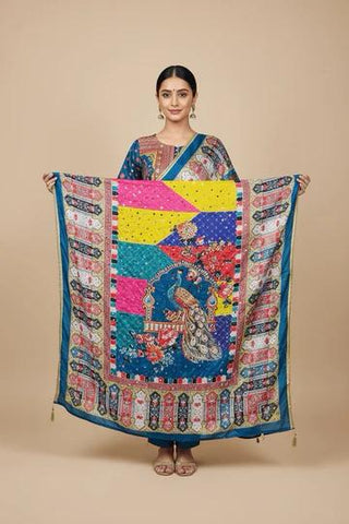 Mirror Work Dupatta Handwork Dupatta 2025OCT1301