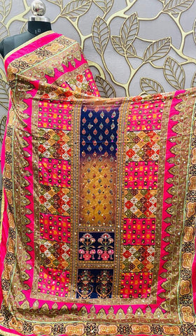 Mirror Work Dupatta Handwork Dupatta 2025OCT1309
