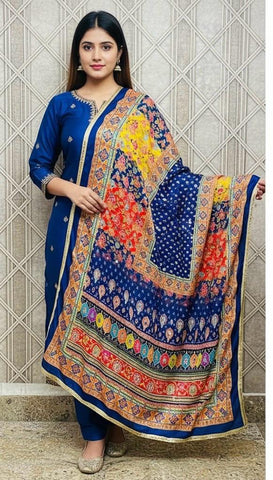 Mirror Work Dupatta Handwork Dupatta 2025OCT1816