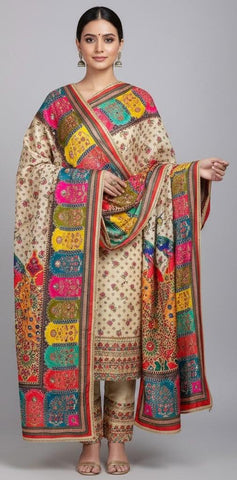 Mirror Work Dupatta Handwork Dupatta 2025OCT1819