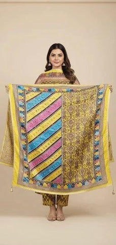 Mirror Work Dupatta Handwork Dupatta 2025July1111