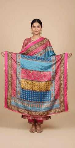 Mirror Work Dupatta Handwork Dupatta 2025July1122