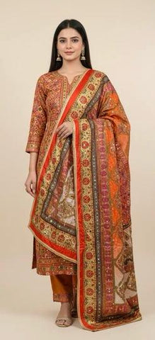 Mirror Work Dupatta Handwork Dupatta 2025OCT0321