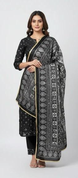 Mirror Work Dupatta Handwork Dupatta 2025OCT0318