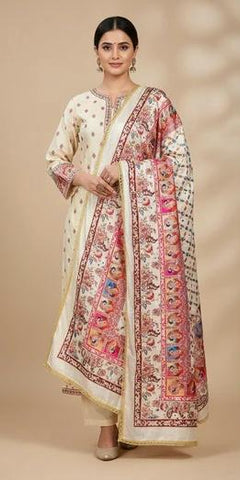 Mirror Work Dupatta Handwork Dupatta 2025OCT0310