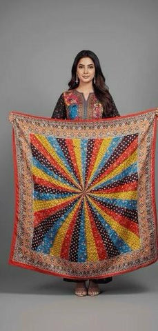 Mirror Work Dupatta Handwork Dupatta 2025OCT0303