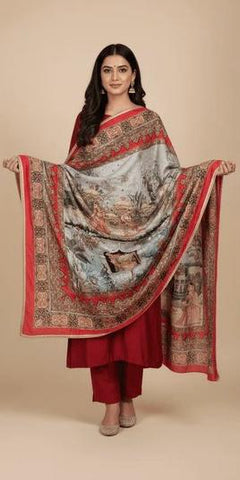 Mirror Work Dupatta Handwork Dupatta 2025SEP2210