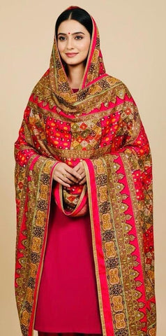 Mirror Work Dupatta Handwork Dupatta 2025OCT2502