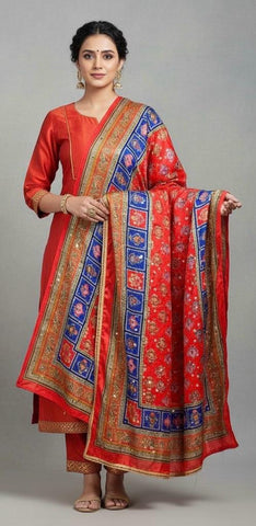 Mirror Work Dupatta Handwork Dupatta 2025OCT2535