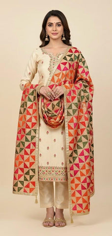 Phulkari Dupatta Handwork Dupatta 2025OCT2703