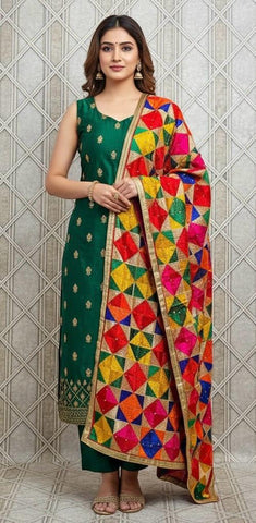 Phulkari Dupatta Handwork Dupatta 2025OCT2704