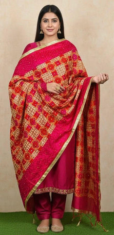 Phulkari Dupatta Handwork Dupatta 2025OCT2708