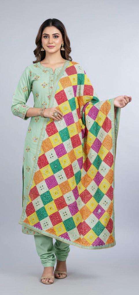 Phulkari Dupatta Handwork Dupatta 2025OCT2709