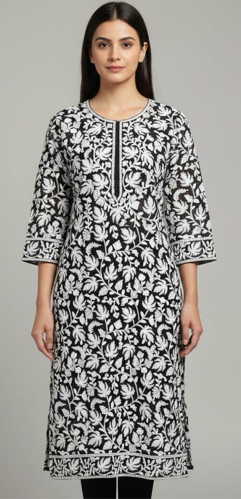 Georgette Kurti Handwork CK2025OCT3101