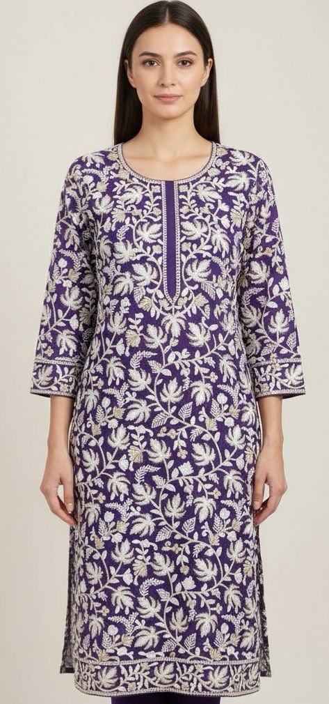 Georgette Kurti Handwork CK2025OCT3102