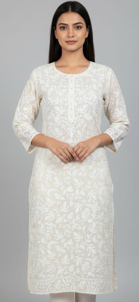 Georgette Kurti Handwork CK2025OCT3105