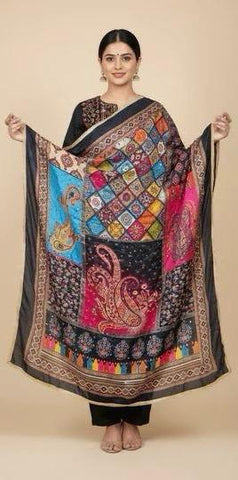 Mirror Work Dupatta Handwork Dupatta 2025NOV0407