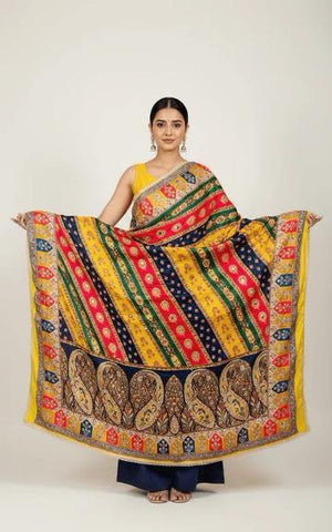 Mirror Work Dupatta Handwork Dupatta 2025NOV0409