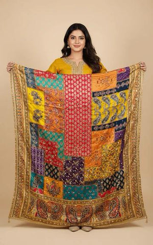 Mirror Work Dupatta Handwork Dupatta 2025NOV0401