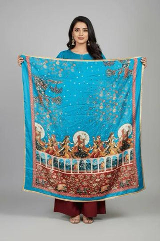 Mirror Work Dupatta Handwork Dupatta 2025NOV0412