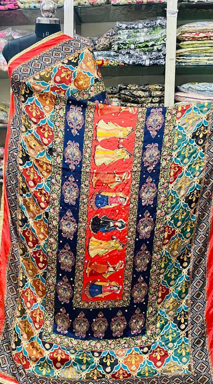 Mirror Work Dupatta Handwork Dupatta 2025NOV0423