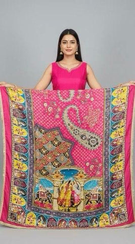 Mirror Work Dupatta Handwork Dupatta 2025NOV1402