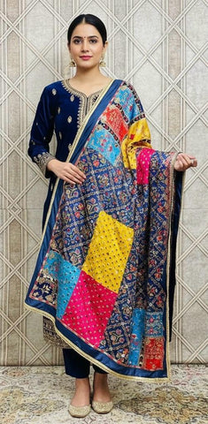 Mirror Work Dupatta Handwork Dupatta 2025NOV1408