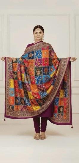 Mirror Work Dupatta Handwork Dupatta 2025NOV1412
