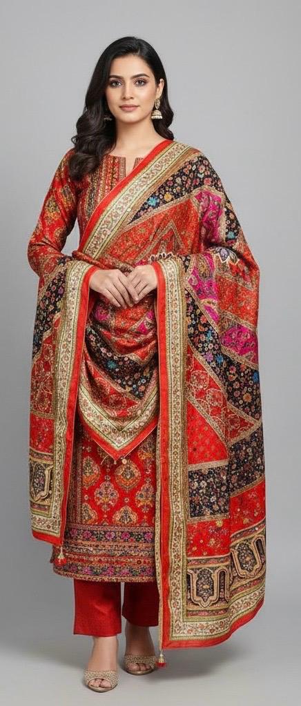 Mirror Work Dupatta Handwork Dupatta 2025NOV1418