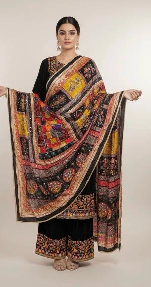 Mirror Work Dupatta Handwork Dupatta 2025NOV1420