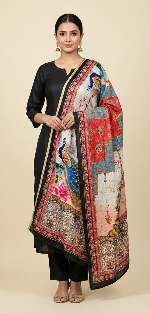 Mirror Work Dupatta Handwork Dupatta 2025NOV1424