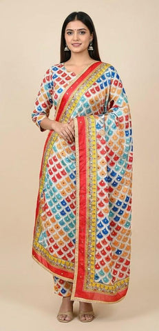 Mirror Work Dupatta Handwork Dupatta 2025NOV1433