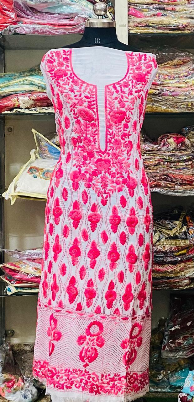 Georgette  Kurti Handwork CK2025NOV1701