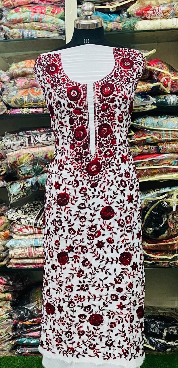 Georgette  Kurti Handwork CK2025NOV1702