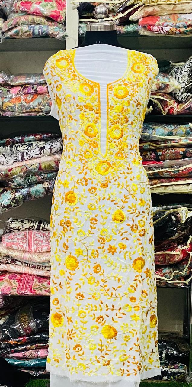 Georgette  Kurti Handwork CK2025NOV1706